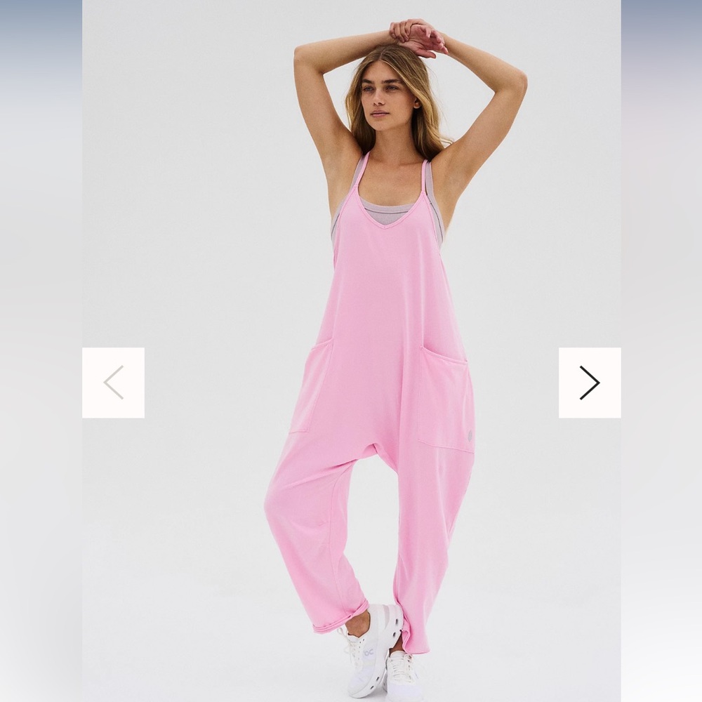 Free People Pink Jumpsuit